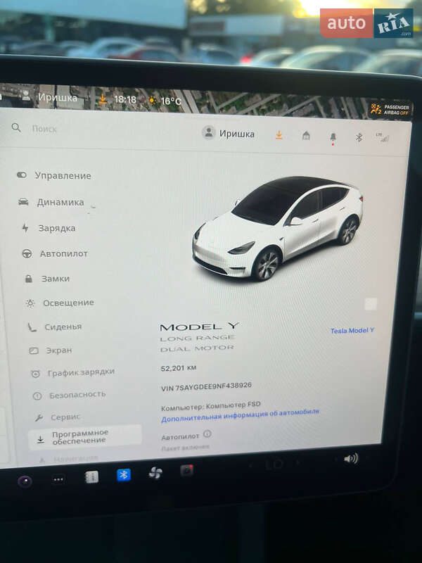 Позашляховик / Кросовер Tesla Model Y 2022 в Одесі