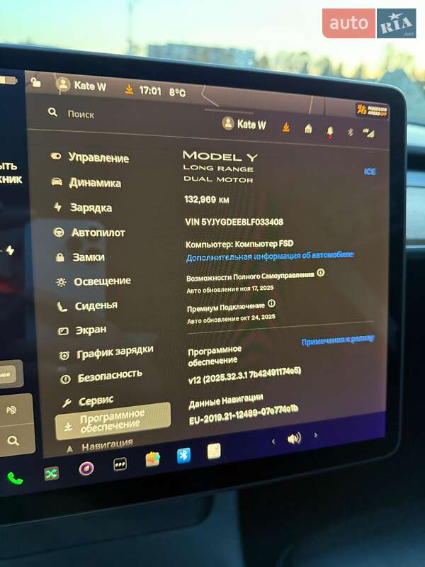 Внедорожник / Кроссовер Tesla Model Y 2020 в Владимире