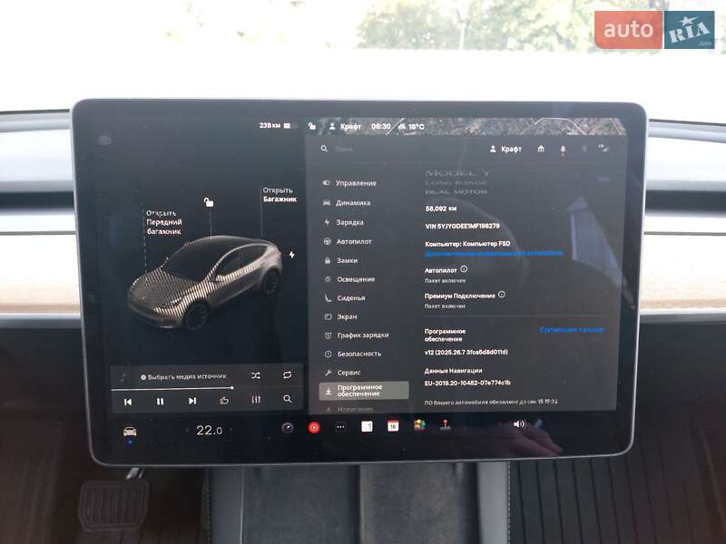 Внедорожник / Кроссовер Tesla Model Y 2021 в Днепре