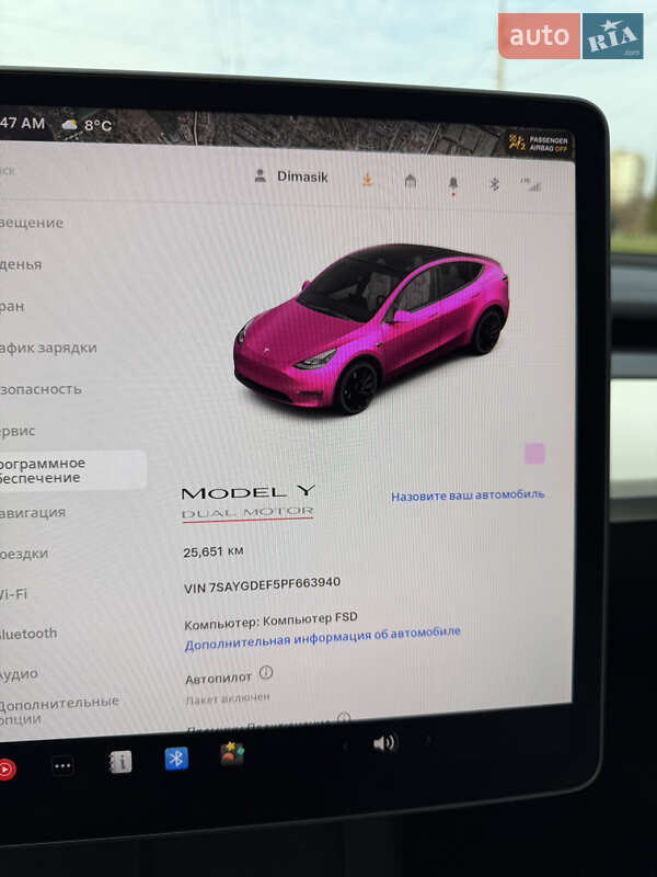 Внедорожник / Кроссовер Tesla Model Y 2023 в Сумах