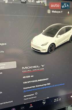 Внедорожник / Кроссовер Tesla Model Y 2022 в Киеве