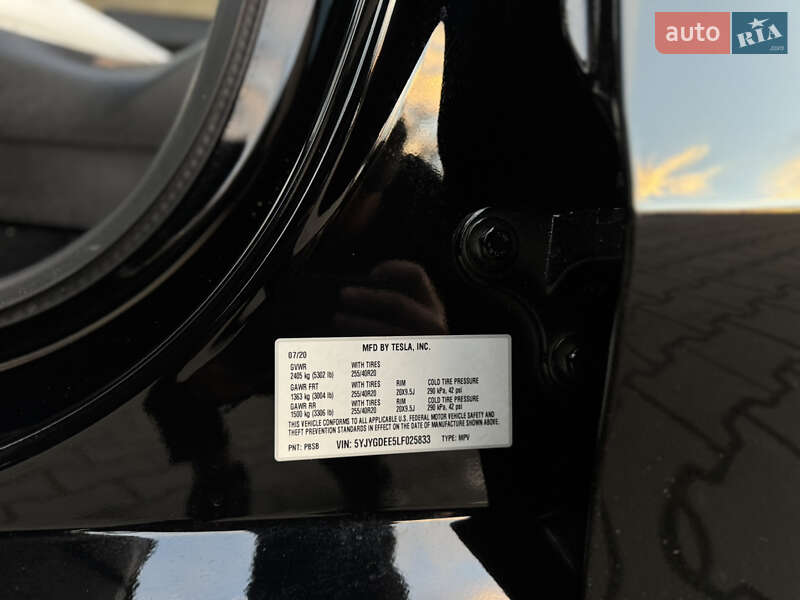 Внедорожник / Кроссовер Tesla Model Y 2020 в Луцке