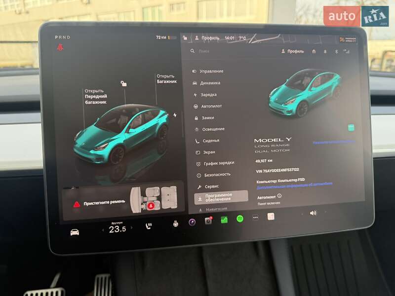 Позашляховик / Кросовер Tesla Model Y 2022 в Києві фото 44 Позашляховик / Кросовер Tesla Model Y 2022 в Києві