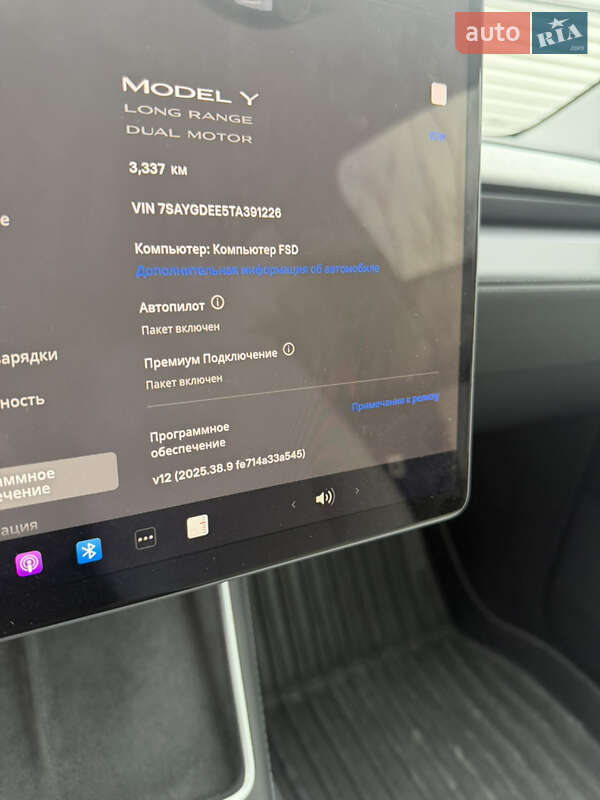 Позашляховик / Кросовер Tesla Model Y 2025 в Дніпрі фото 14 Позашляховик / Кросовер Tesla Model Y 2025 в Дніпрі