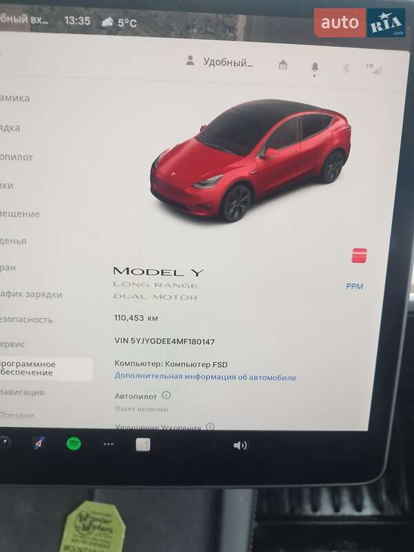 Позашляховик / Кросовер Tesla Model Y 2021 в Тернополі
