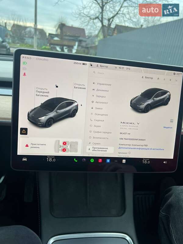 Внедорожник / Кроссовер Tesla Model Y 2021 в Остроге фото 12 Внедорожник / Кроссовер Tesla Model Y 2021 в Остроге