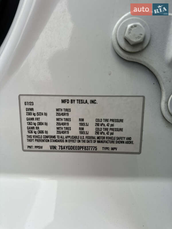 Внедорожник / Кроссовер Tesla Model Y 2023 в Софиевской Борщаговке фото 25 Внедорожник / Кроссовер Tesla Model Y 2023 в Софиевской Борщаговке