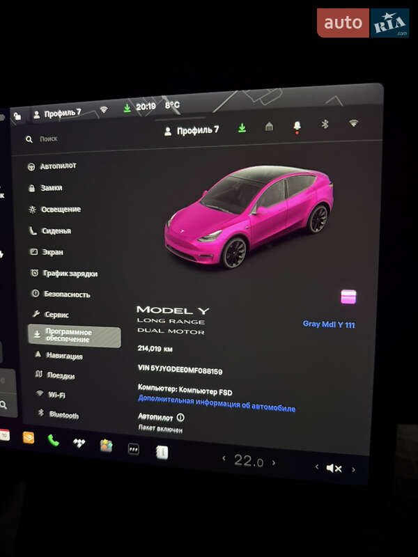 Внедорожник / Кроссовер Tesla Model Y 2021 в Киеве фото 20 Внедорожник / Кроссовер Tesla Model Y 2021 в Киеве