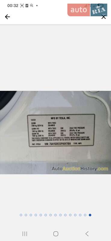 Внедорожник / Кроссовер Tesla Model Y 2022 в Кропивницком