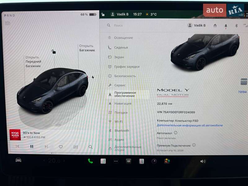 Внедорожник / Кроссовер Tesla Model Y 2024 в Одессе