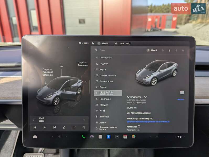 Внедорожник / Кроссовер Tesla Model Y 2024 в Львове фото 25 Внедорожник / Кроссовер Tesla Model Y 2024 в Львове