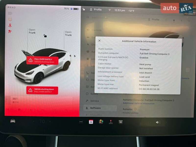 Внедорожник / Кроссовер Tesla Model Y 2020 в Луцке фото 14 Внедорожник / Кроссовер Tesla Model Y 2020 в Луцке