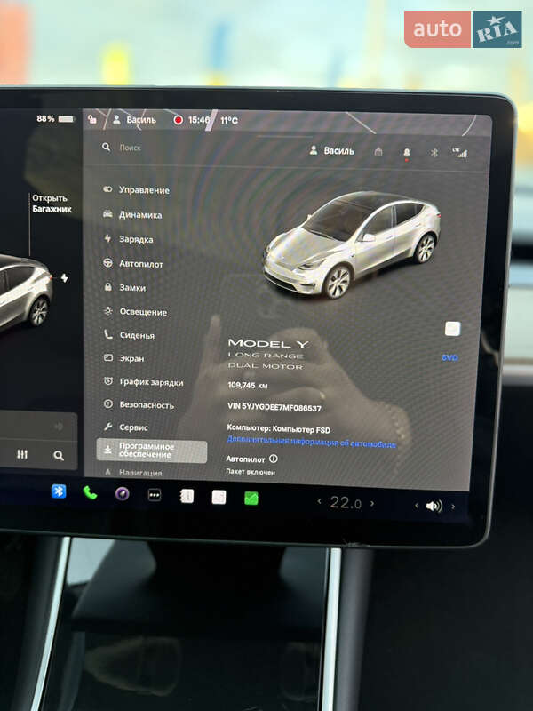 Внедорожник / Кроссовер Tesla Model Y 2020 в Стрые