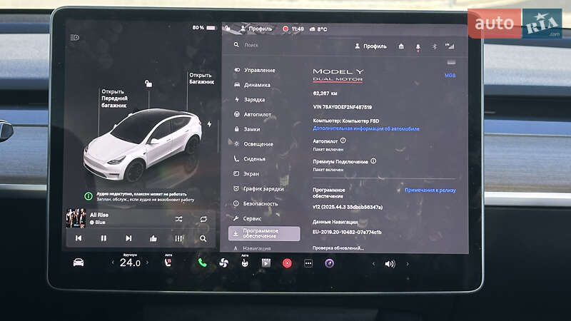 Внедорожник / Кроссовер Tesla Model Y 2022 в Трускавце