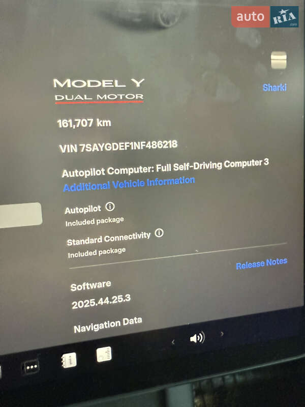 Внедорожник / Кроссовер Tesla Model Y 2022 в Львове