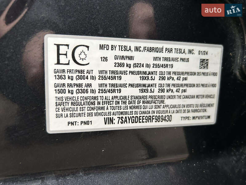 Позашляховик / Кросовер Tesla Model Y 2024 в Вінниці