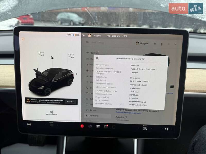 Внедорожник / Кроссовер Tesla Model Y 2020 в Луцке фото 15 Внедорожник / Кроссовер Tesla Model Y 2020 в Луцке