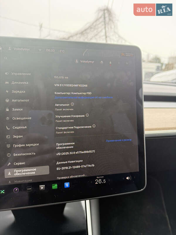 Внедорожник / Кроссовер Tesla Model Y 2021 в Львове