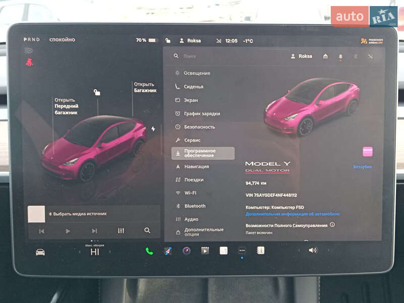 Внедорожник / Кроссовер Tesla Model Y 2022 в Львове