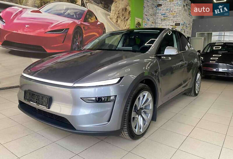2025 Tesla Model Y, VIN 7SAYGDEE6TA411421:plate — zdjęcie 1 (autoria)