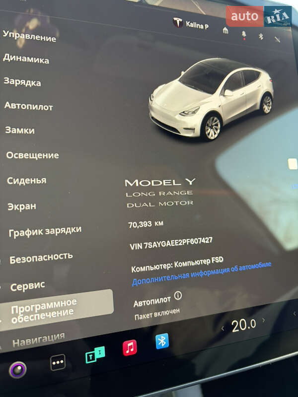 Внедорожник / Кроссовер Tesla Model Y 2022 в Киеве