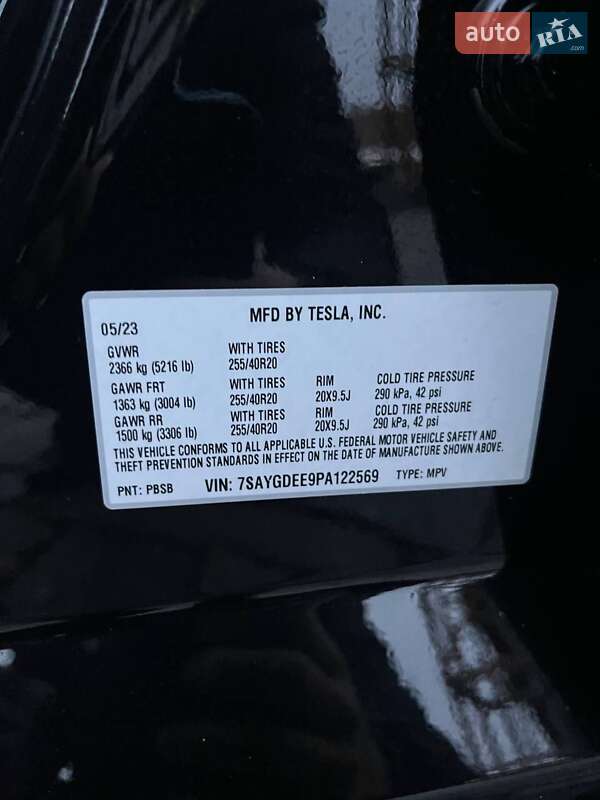 Внедорожник / Кроссовер Tesla Model Y 2023 в Кременчуге фото 19 Внедорожник / Кроссовер Tesla Model Y 2023 в Кременчуге