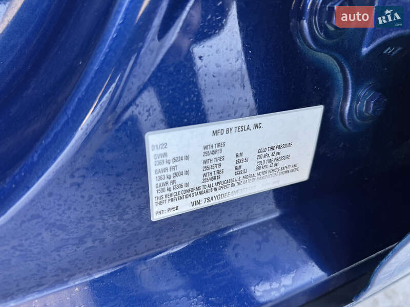 Позашляховик / Кросовер Tesla Model Y 2022 в Львові