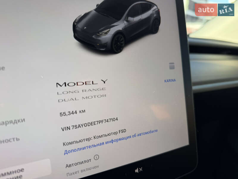 Внедорожник / Кроссовер Tesla Model Y 2023 в Львове фото 17 Внедорожник / Кроссовер Tesla Model Y 2023 в Львове