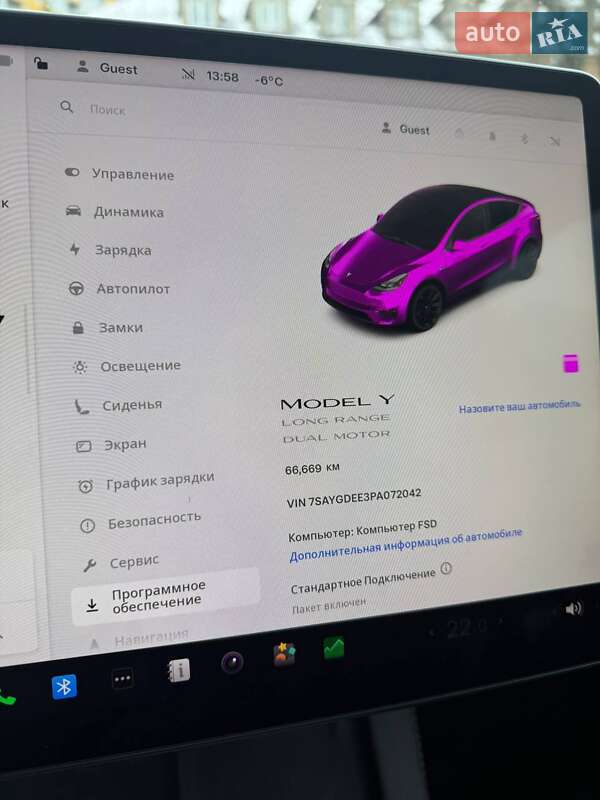 Внедорожник / Кроссовер Tesla Model Y 2023 в Одессе