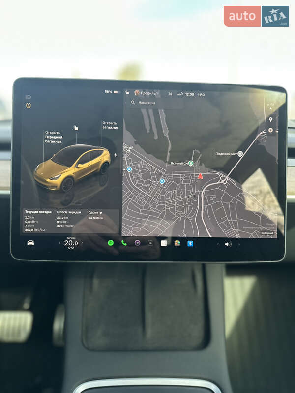 Позашляховик / Кросовер Tesla Model Y 2022 в Дніпрі фото 5 Позашляховик / Кросовер Tesla Model Y 2022 в Дніпрі