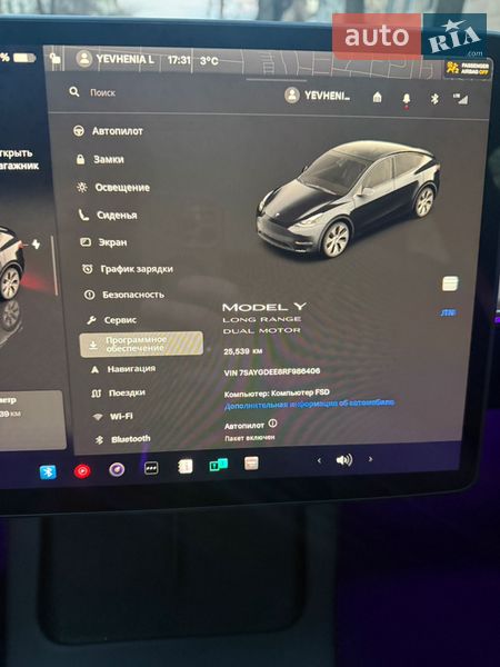 Позашляховик / Кросовер Tesla Model Y 2024 в Дніпрі