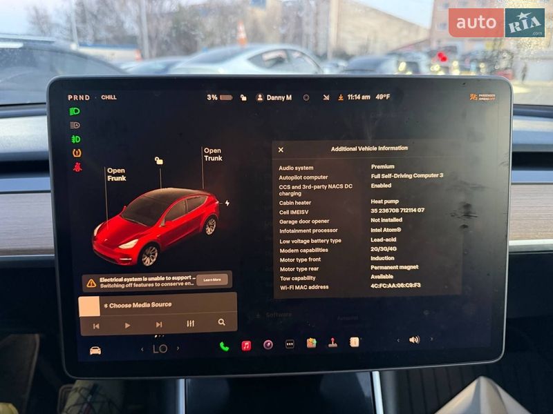 Внедорожник / Кроссовер Tesla Model Y 2020 в Луцке
