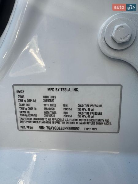 Внедорожник / Кроссовер Tesla Model Y 2023 в Киеве
