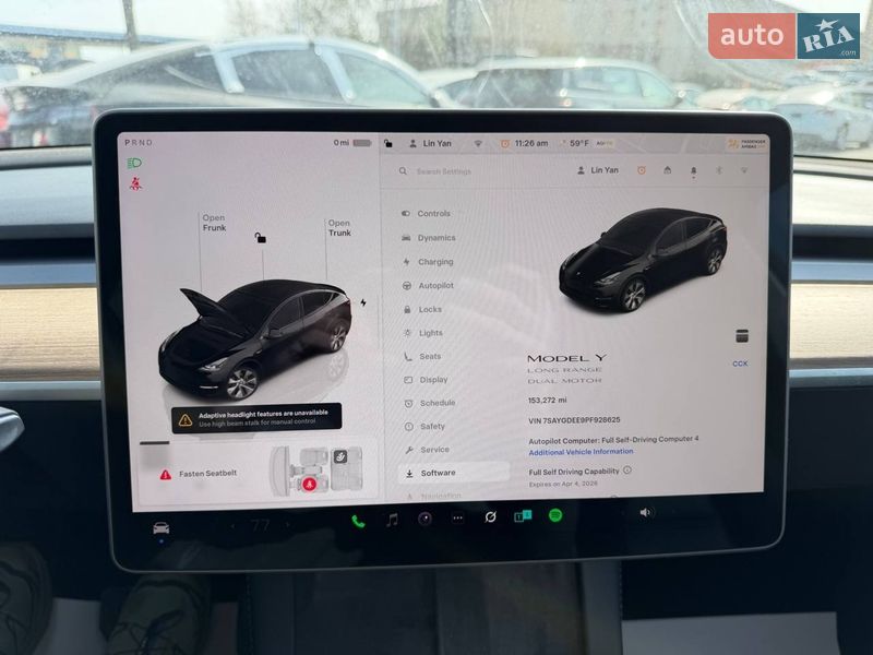 Позашляховик / Кросовер Tesla Model Y 2023 в Луцьку фото 19 Позашляховик / Кросовер Tesla Model Y 2023 в Луцьку