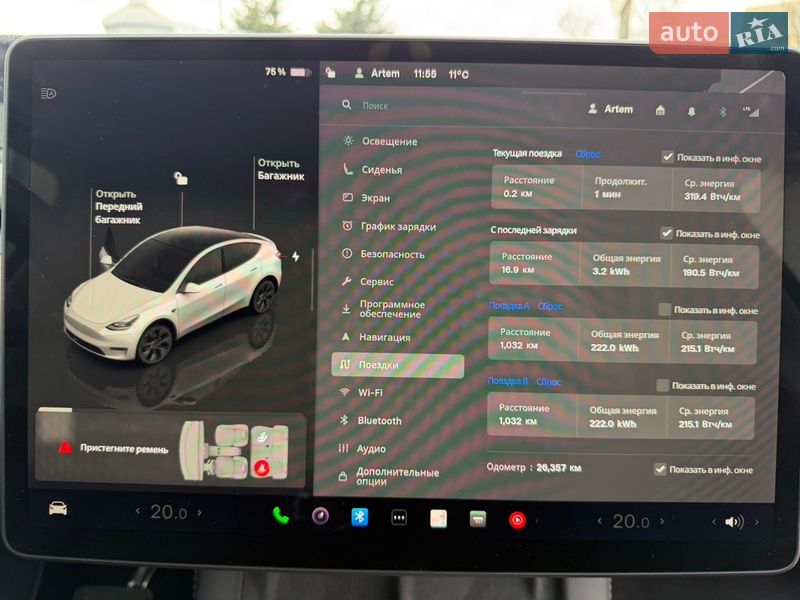 Позашляховик / Кросовер Tesla Model Y 2024 в Кам'янському