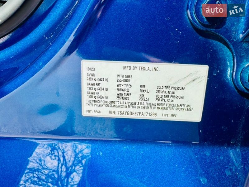 Внедорожник / Кроссовер Tesla Model Y 2023 в Новомосковске