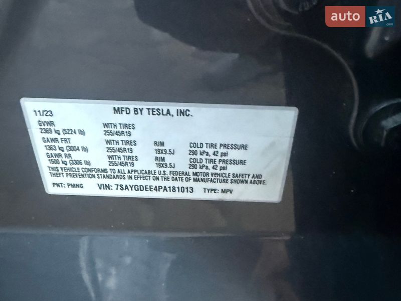 Внедорожник / Кроссовер Tesla Model Y 2023 в Киеве
