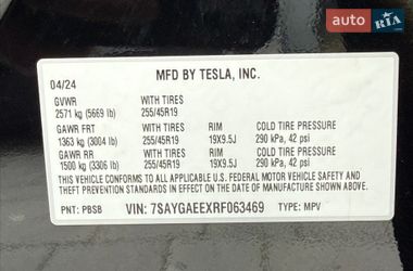 Внедорожник / Кроссовер Tesla Model Y 2024 в Черновцах