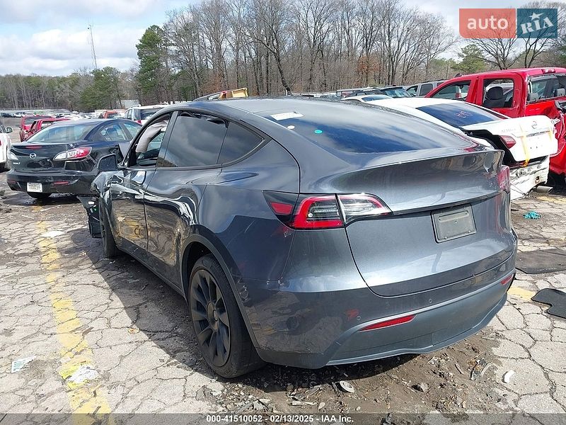 2020 Tesla Model Y, VIN 5YJYGDEE1LF010987:plate — фото 1 (autoria)