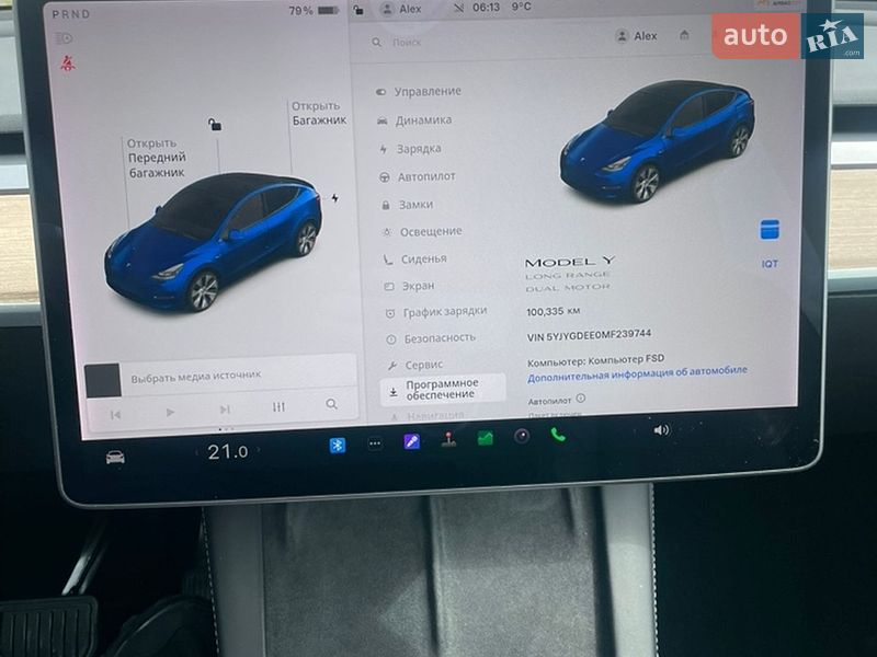 Позашляховик / Кросовер Tesla Model Y 2021 в Запоріжжі