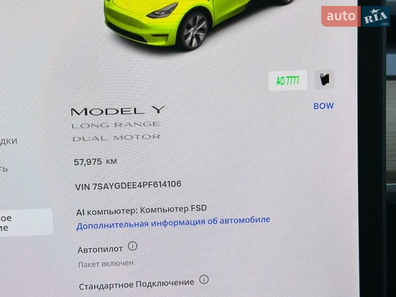 Внедорожник / Кроссовер Tesla Model Y 2023 в Ужгороде