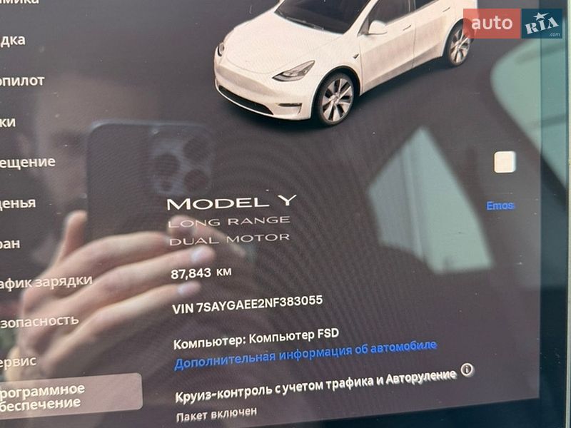 Внедорожник / Кроссовер Tesla Model Y 2022 в Виннице