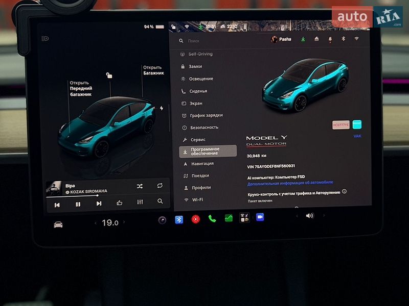 Позашляховик / Кросовер Tesla Model Y 2022 в Львові