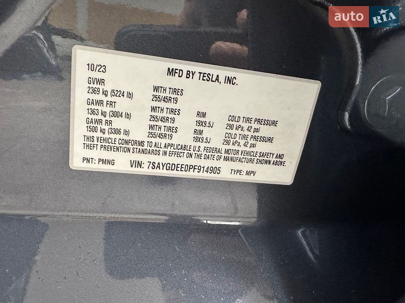 Позашляховик / Кросовер Tesla Model Y 2023 в Дніпрі