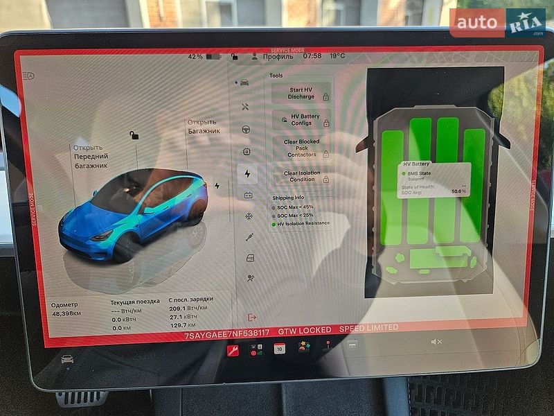 Внедорожник / Кроссовер Tesla Model Y 2022 в Харькове