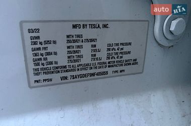 Позашляховик / Кросовер Tesla Model Y 2022 в Луцьку