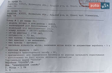 Универсал Toyota Auris 2014 в 