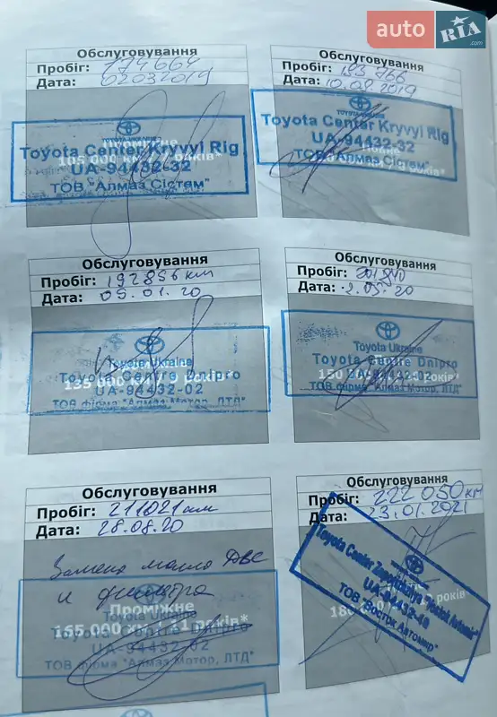 Седан Toyota Camry 2008 в Покрові документ