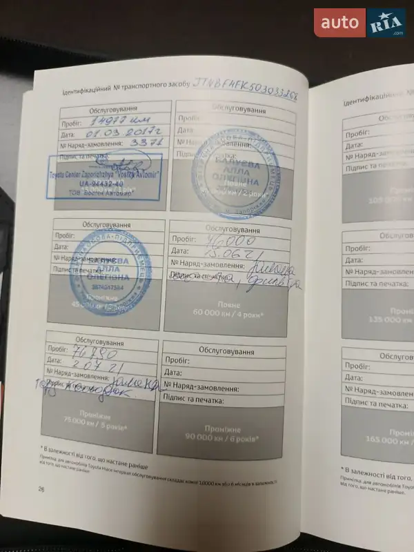 Седан Toyota Camry 2016 в Першотравенске документ 2 фото Седан Toyota Camry 2016 в Першотравенске документ