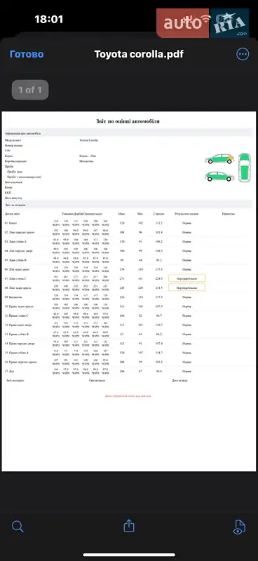 Седан Toyota Corolla 2015 в Стрию документ 2 фото Седан Toyota Corolla 2015 в Стрию документ